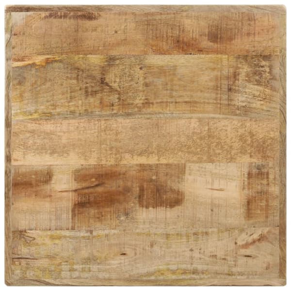 vidaXL Bistropöytä 60x60x77 cm karkea mangopuu