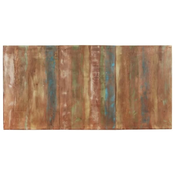 vidaXL spisebord 180x90x76 cm massivt genbrugstræ