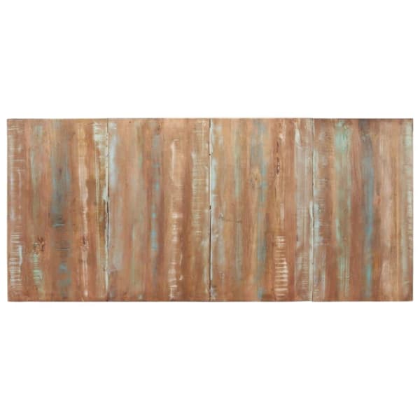 vidaXL spisebord 200x90x76 cm massivt genbrugstræ