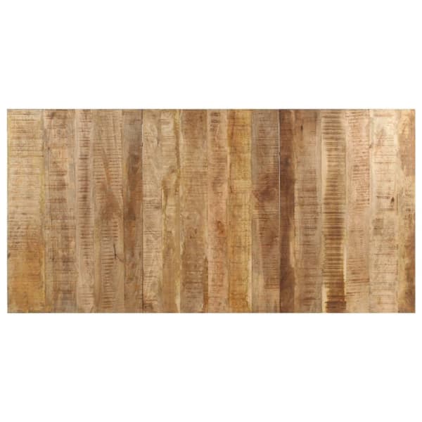 vidaXL Matbord 200x100x76 cm grovt mangoträ