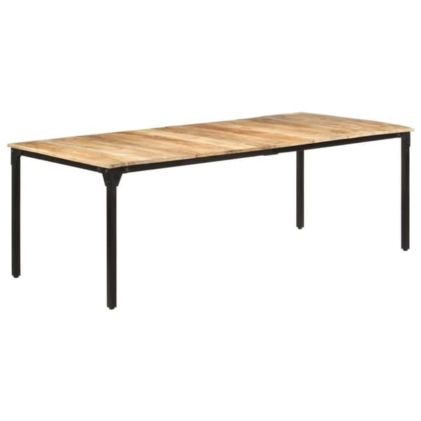 vidaXL spisebord 220x100x76 cm ru mangotræ
