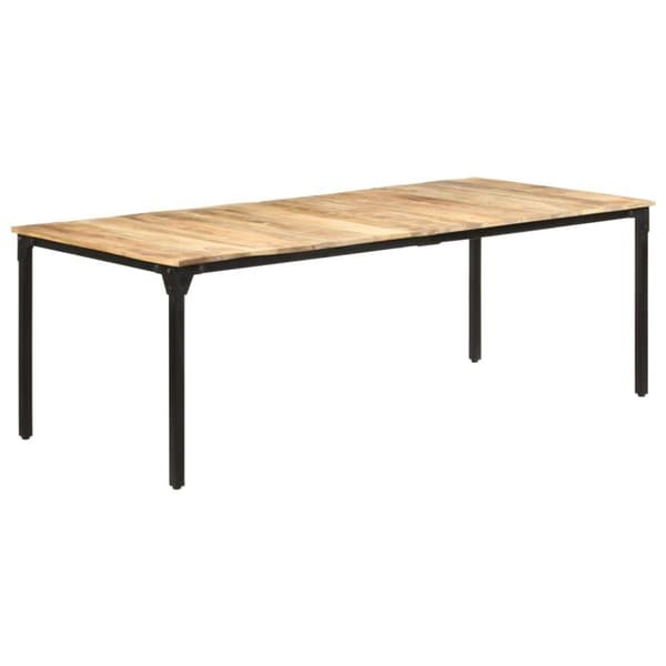 vidaXL spisebord 220x100x76 cm ru mangotræ