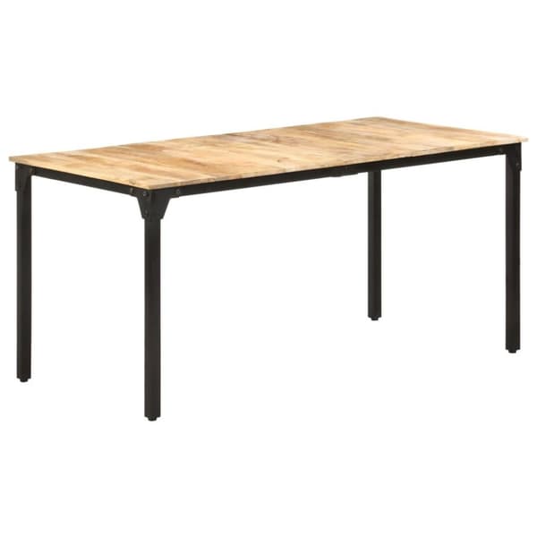 vidaXL spisebord 160x80x76 cm ru mangotræ