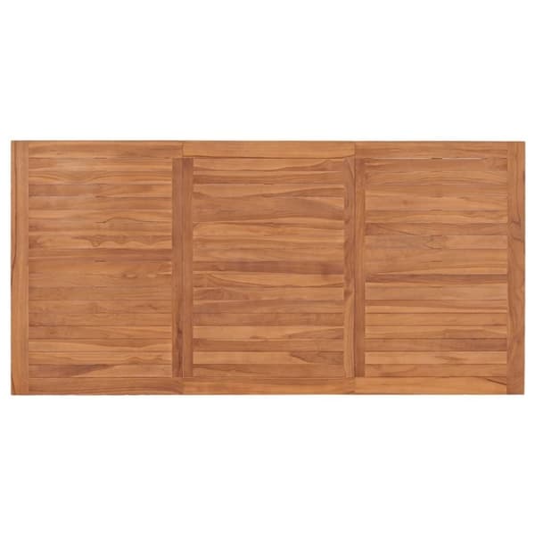 vidaXL Batavia pöytä 200x100x75 cm täysi tiikki