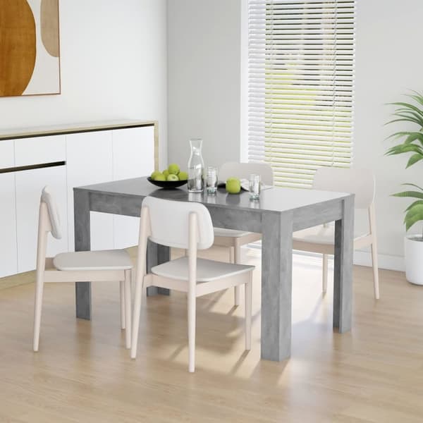 vidaXL spisebord 140x74,5x76 cm konstrueret træ betongrå