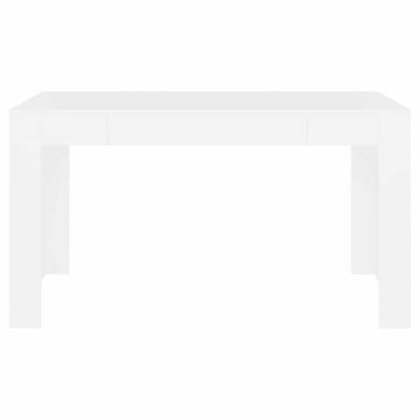 vidaXL Spisebord hvit 140x74,5x76 cm konstruert tre