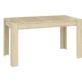 Miniatyrbillede 1 af 7: vidaXL spisebord 140x74,5x76 cm konstrueret træ sonoma-eg