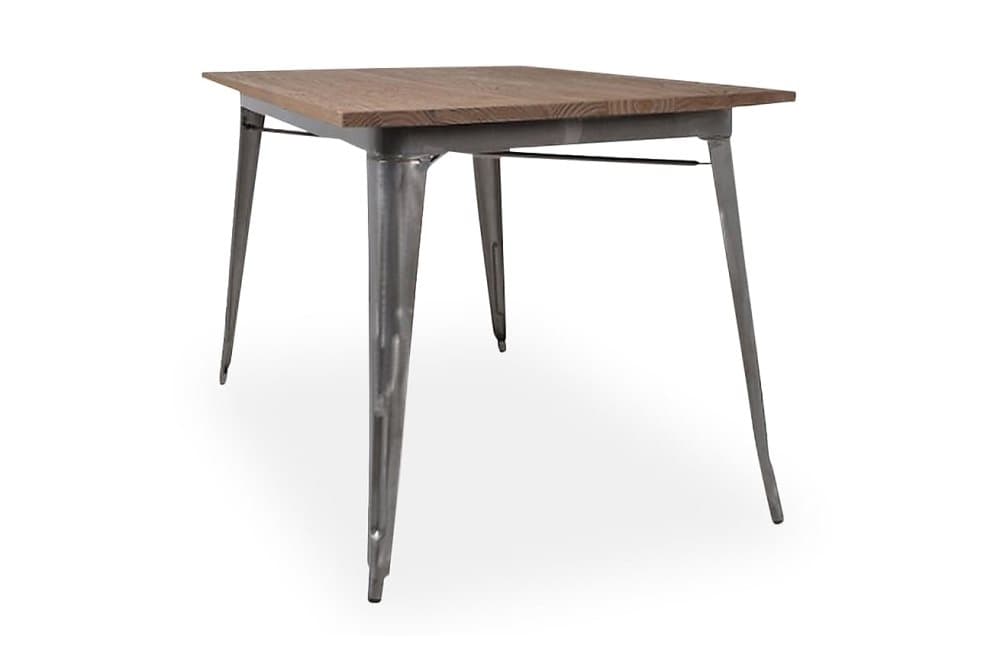 HEMAVAN Matbord 120 cm Stål/Brun