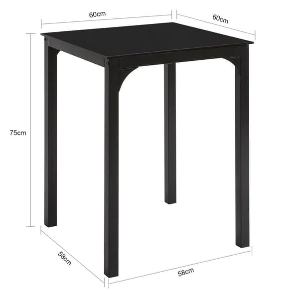 SoBuy Spisebord, barbord, moderne stil, OGT38-K-SCH