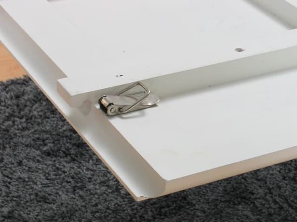 Amaretta spisebord 100x180/280 inkl. 2 tillægsplader antik hvid, antik patineret.