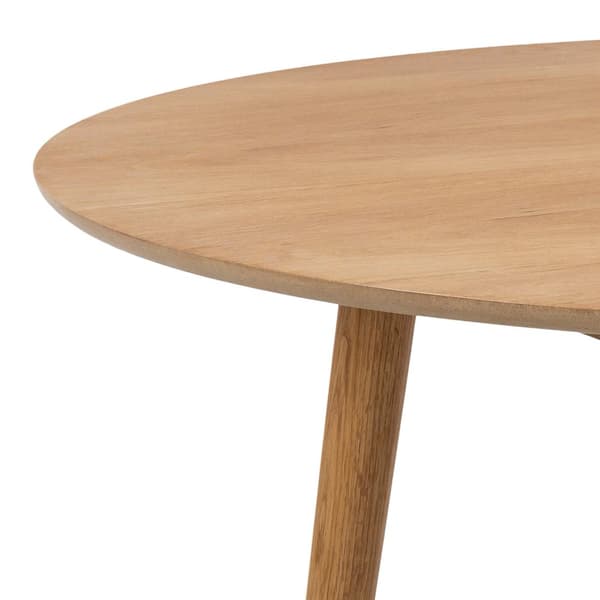 Naya matbord Ø120 cm massiv oljad ek och ekfanér.