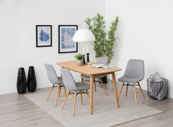Naila matbord 80 x 150 cm med ek-look, oljat.