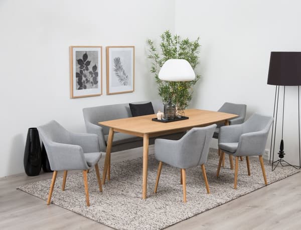 Naila matbord 80 x 150 cm med ek-look, oljat.