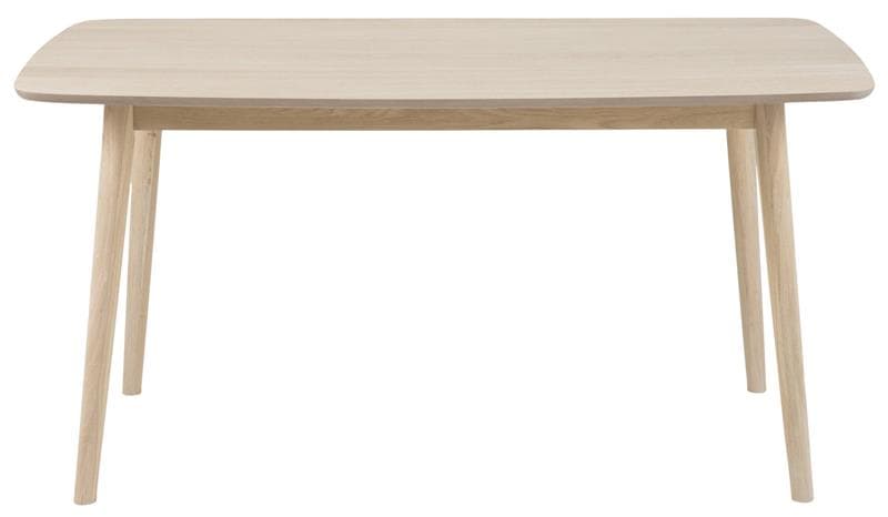 Naila matbord 80 x 150 cm med ek-look, vitpigmenterad olja.
