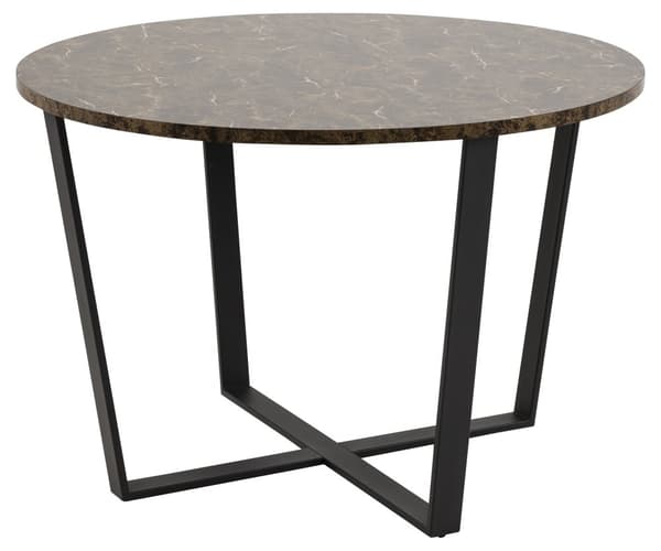 Amst spisebord marmor print brun.