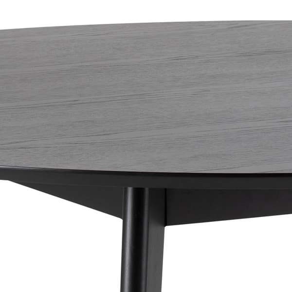 Roxby matbord Ø140 cm, svart.