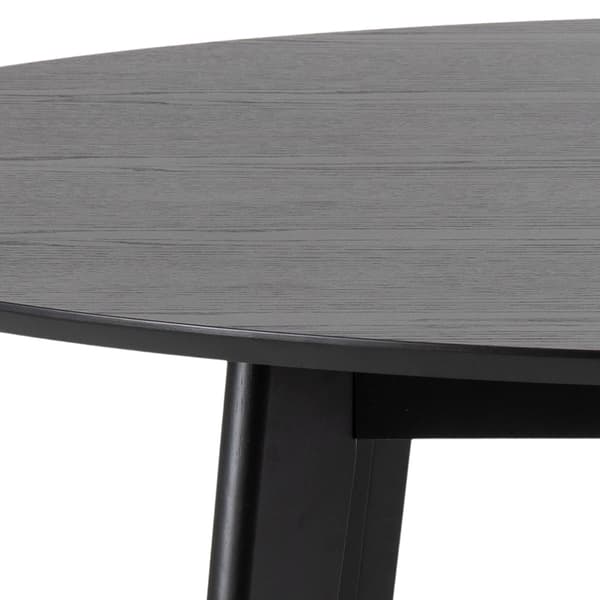 Roxby spisebord Ø140 cm, sort.