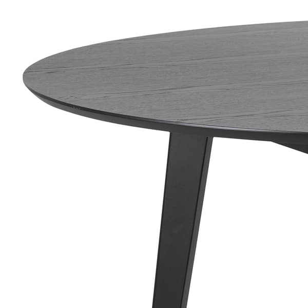 Roxby matbord Ø140 cm, svart.