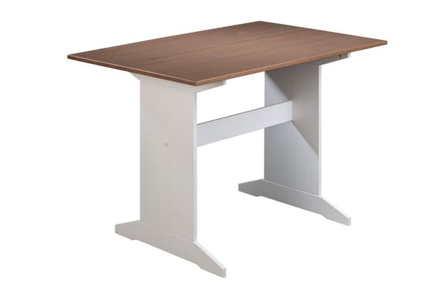 WrightB matbord vit, brun.