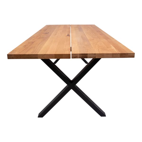 Moss spisebord 200x95 cm eg olieret, sort.