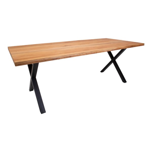 Moss spisebord 200x95 cm eg olieret, sort.