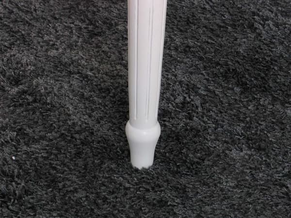 Amaretta spisebord 100x180/280 inkl. 2 tilllegsplater antikk hvit, antikk patinert.