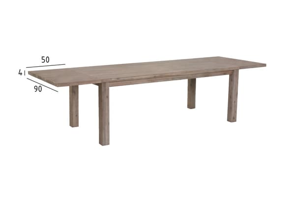 Alana TILLEGSPLATE1 stk. 90 x 50 cm i brunbeiset akasietre.