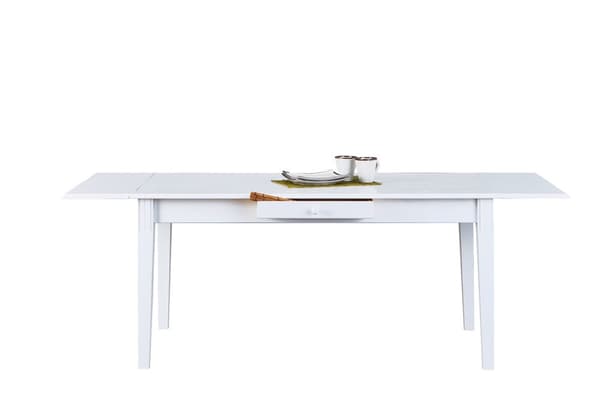 Wright spisebord tilleggsplate 1 stk. Hvit.