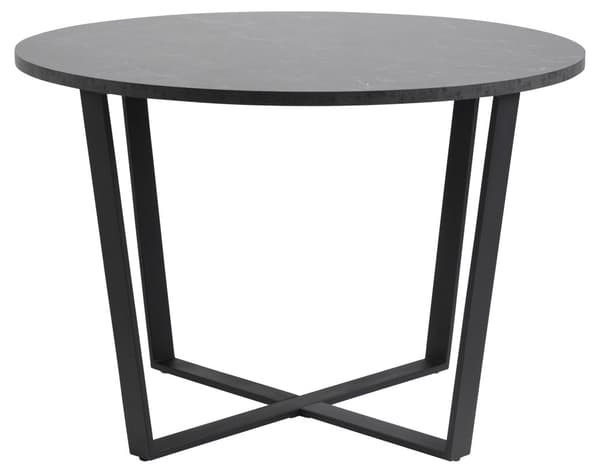 Amst spisebord marmor print svart.