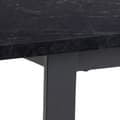 Miniatyrbilde 5 av 10: Amble spisebord 90x160cm svart marmor print.