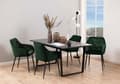 Miniatyrbilde 9 av 10: Amble spisebord 90x160cm svart marmor print.