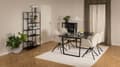 Miniatyrbilde 10 av 10: Amble spisebord 90x160cm svart marmor print.