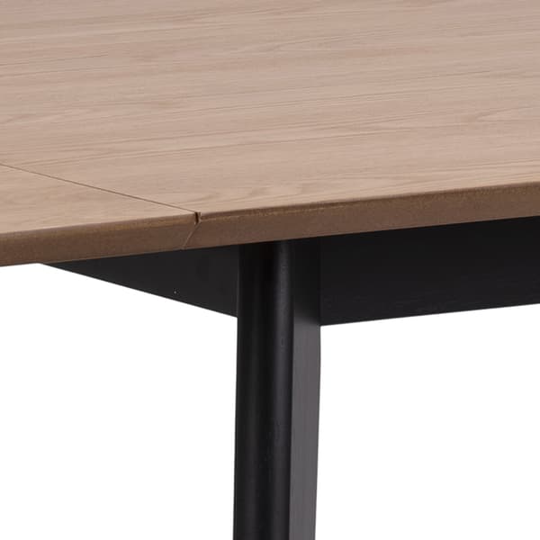 Roxby matbord 80/120 cm med 1 iläggsskiva natur.