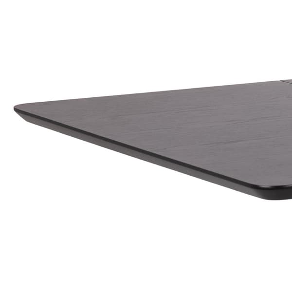 Roxby matbord inkl. 1 tillægsplade 40cm svart.