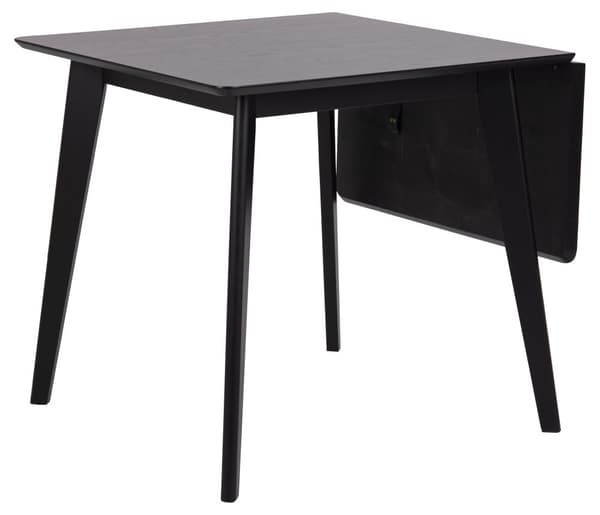 Roxby matbord inkl. 1 tillægsplade 40cm svart.