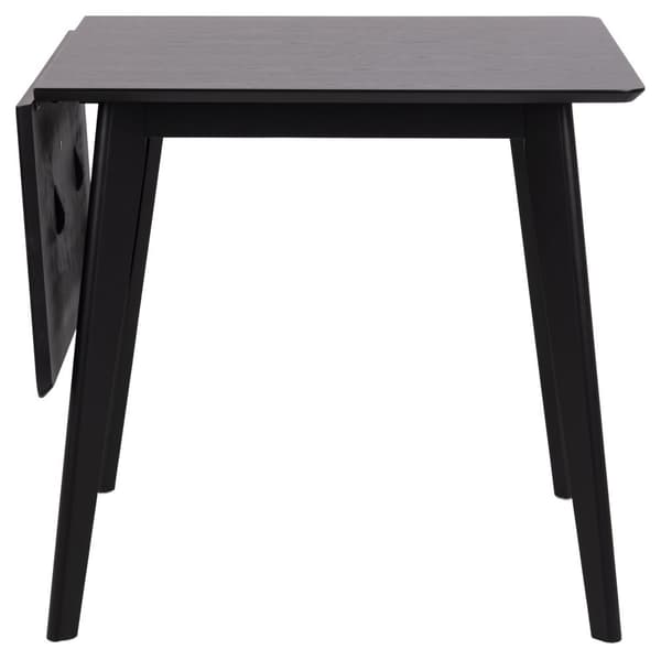 Roxby matbord inkl. 1 tillægsplade 40cm svart.
