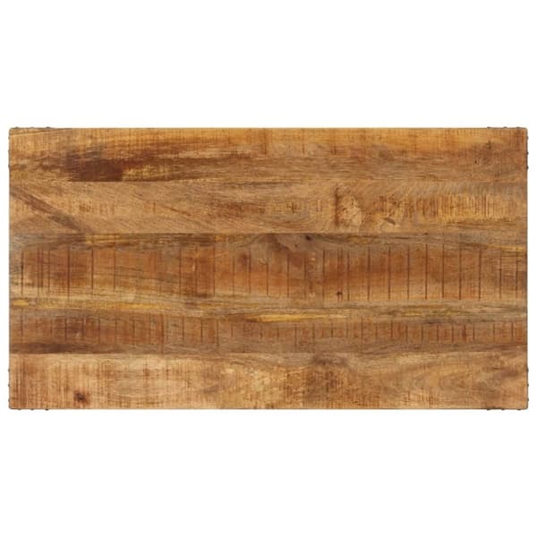 vidaXL Matbord 110x60x76 cm massivt mangoträ