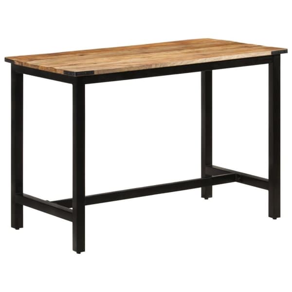 vidaXL spisebord 110x60x76 cm massivt mangotræ