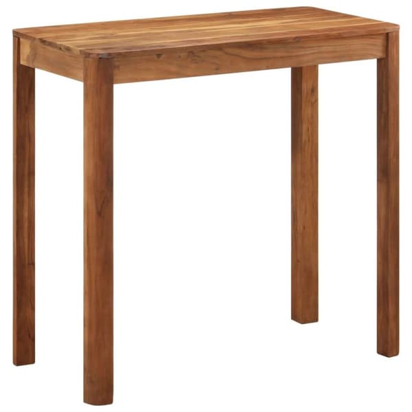 vidaXL Barbord heltre akasie med honningfinish 110x55x106 cm