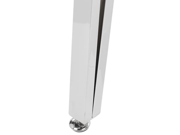 Matbord Silver Ben MDF Marmor Effekt Rektangulär 120 x 70 cm 4 Personer Kapacitet Modern Design