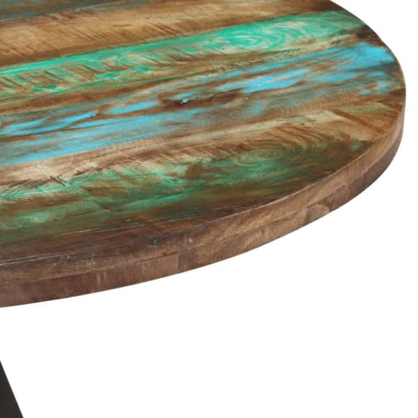 vidaXL Spisebord 110x75 cm gjenvunnet heltre