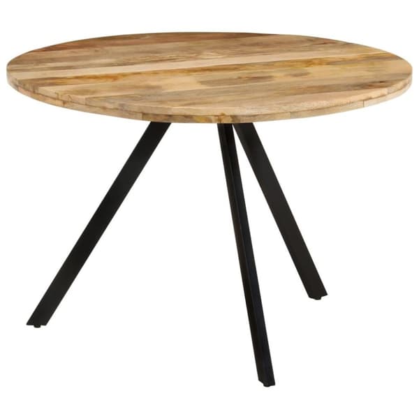 vidaXL Spisebord 110x75 cm heltre mango