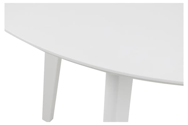 Roxby spisebord Ø105 cm hvid.