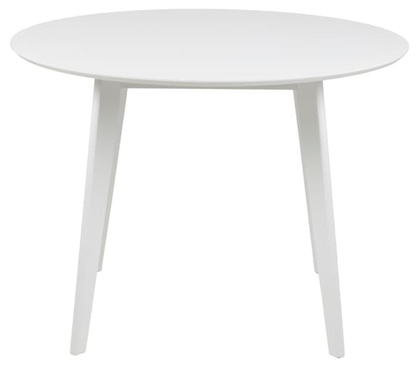 Roxby spisebord Ø105 cm hvid.