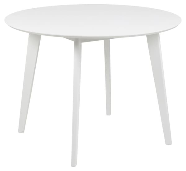 Roxby spisebord Ø105 cm hvid.