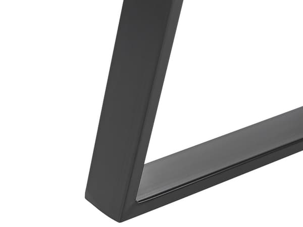 Spisebord i Glas og Sort Jern ø 100 cm 4 Personers Rundt Spisestuebord til Stue Køkken Indretning Tilbehør Glamour Inspiration