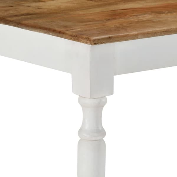 vidaXL spisebord 160x60x76 cm massivt mangotræ