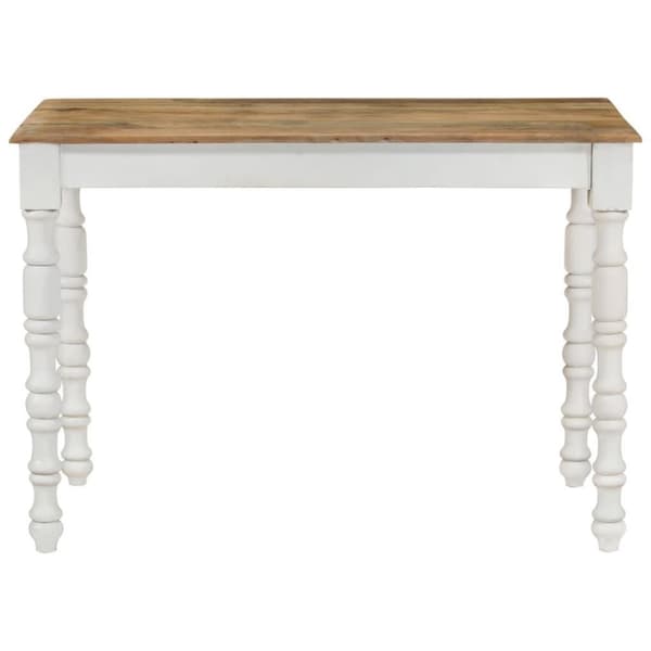 vidaXL spisebord 160x60x76 cm massivt mangotræ