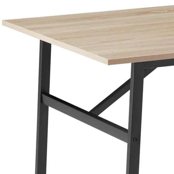 Spisebord Swansea 120x75x76cm - Industrielt lyst tre, Sonoma eik