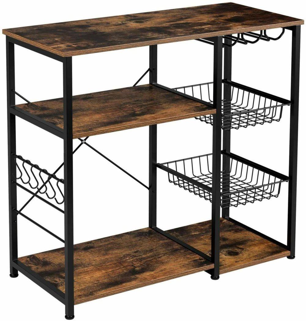 Förvaringsställ - Köksförvaringsställ - Hylla - Köksförvaringsställ - Förvaringsställ på bänkskiva - 2 utdragbara lådor